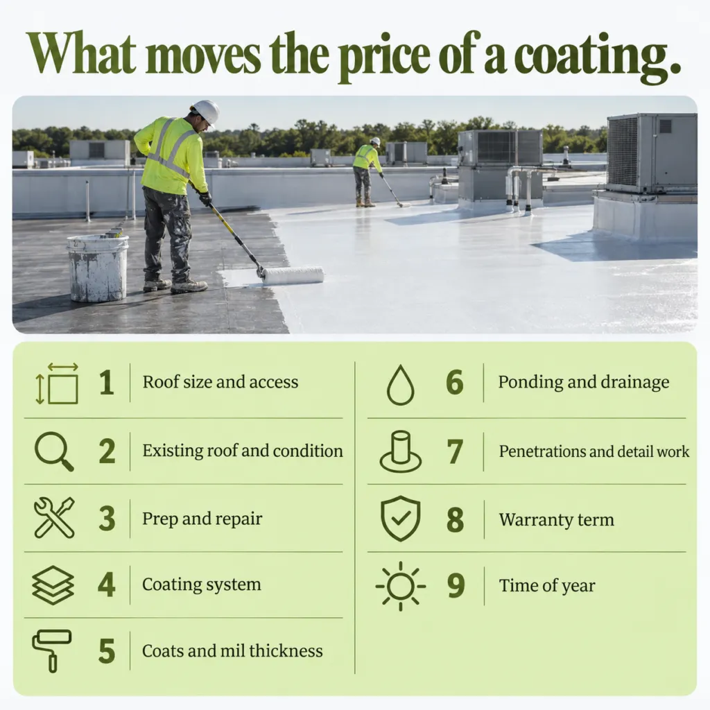 Commercial Roof Coating Cost: What Drives the Price 1 image 1
