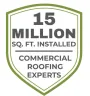 15 million square feet installed